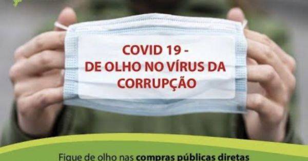 Covid-19 e dinheiro pÃºblico precisam ser levados a sÃ©rio!
