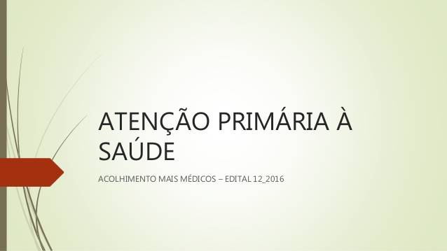 SaÃºde abre consulta pÃºblica para definir serviÃ§os da atenÃ§Ã£o primÃ¡ria