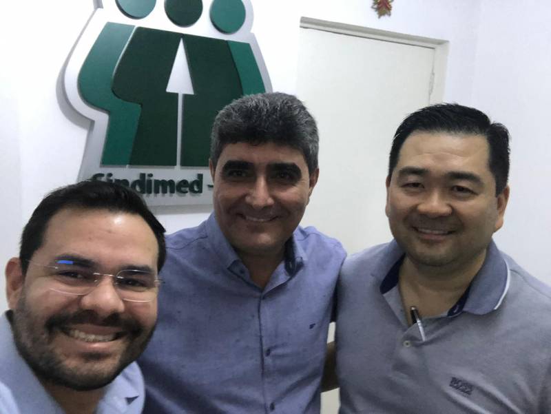 Sindimed MT recebe visita do vice-presidente do sindicato de RondÃ´nia