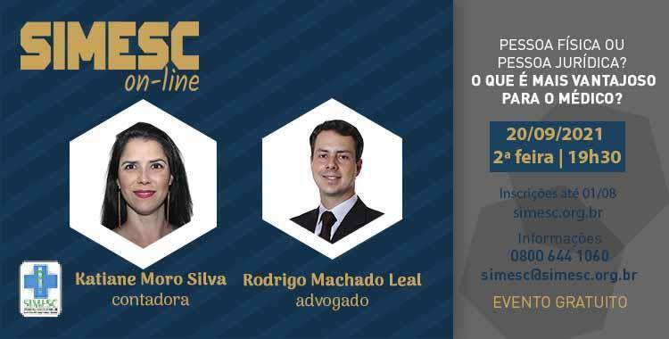 SC: SIMESC on-line: Ã mais vantajoso para o mÃ©dico ser PJ ou PF?
