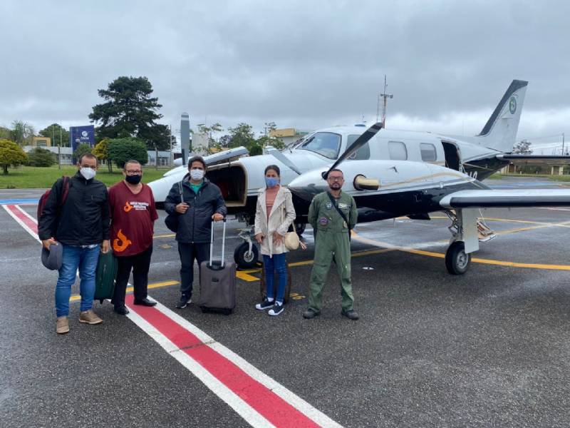 Em fila de espera- Ciopaer transporta quatro pacientes de CuiabÃ¡ para Curitiba para realizaÃ§Ã£o de tr