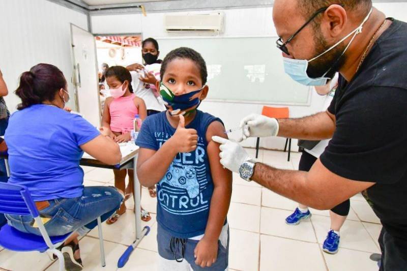 Em MT, uma em cada 3 crianÃ§as tomaram vacina
