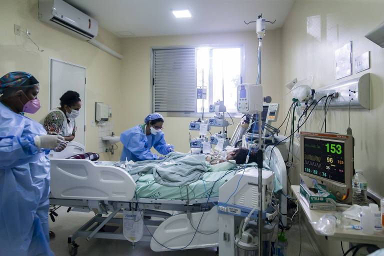 Doze estados e o DF estÃ£o com ocupaÃ§Ã£o de leitos pediÃ¡tricos de UTI acima de 80%
