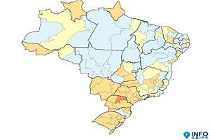 Brasil fecha segundo mÃªs com menores registros semanais de SRAG