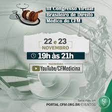 III Congresso Virtual Brasileiro de Direito MÃ©dico do CFM debaterÃ¡ defesa do Ato MÃ©dico e responsabi