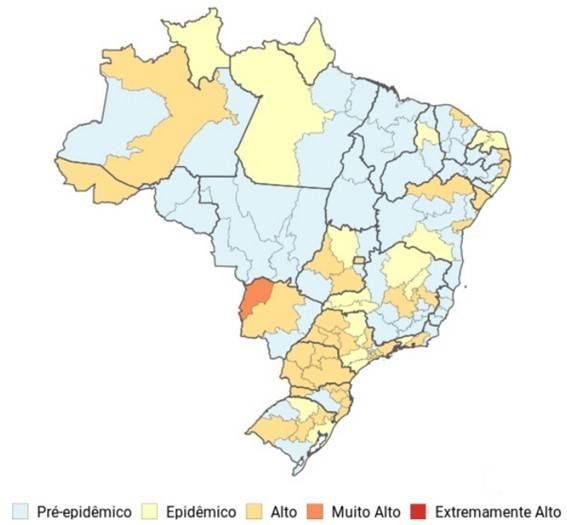 MT mantÃ©m estabilidade de casos de SRAG, aponta Fiocruz
