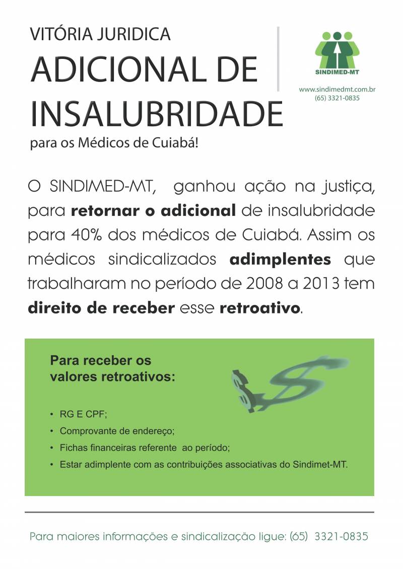 VitÃ³rias jurÃ­dicas do SINDIMED-MT