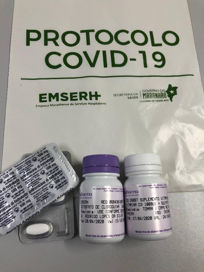 ASSOCIAÃÃES MÃDICAS PUBLICAM DOCUMENTO CONTRA O USO DE REMÃDIO PARA MALÃRIA NO TRATAMENTO DE COVID-