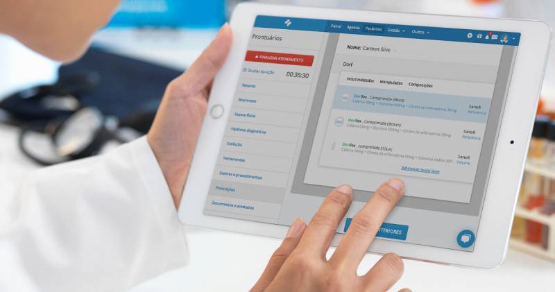 Plataforma on-line permite a emissÃ£o de receitas mÃ©dicas digitais