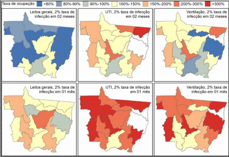 6 hospitais de MT estÃ£o com 100% de ocupaÃ§Ã£o